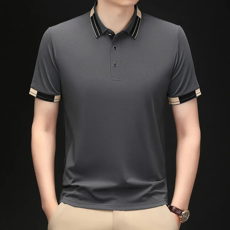 Men's Classic Polo Shirt 2025 Summer New Short Sleeve Polo Men's Top Hot Sale