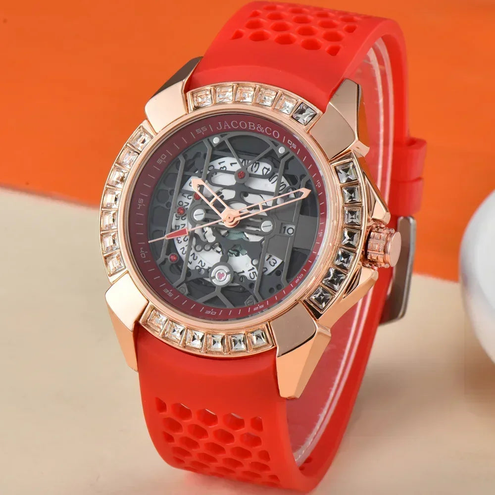 Very Super Jacob & Co Original Brand Watches For Mens Special Dial Multifunction WristWatch Business High Quality AAA Clocks
