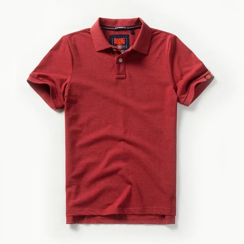 Shirts for Men 2023 autumn Men's clothing Short Sleeve tee Cotton Golf Shirts Mens Shirts and Blouses Simple polo-tshirt for men