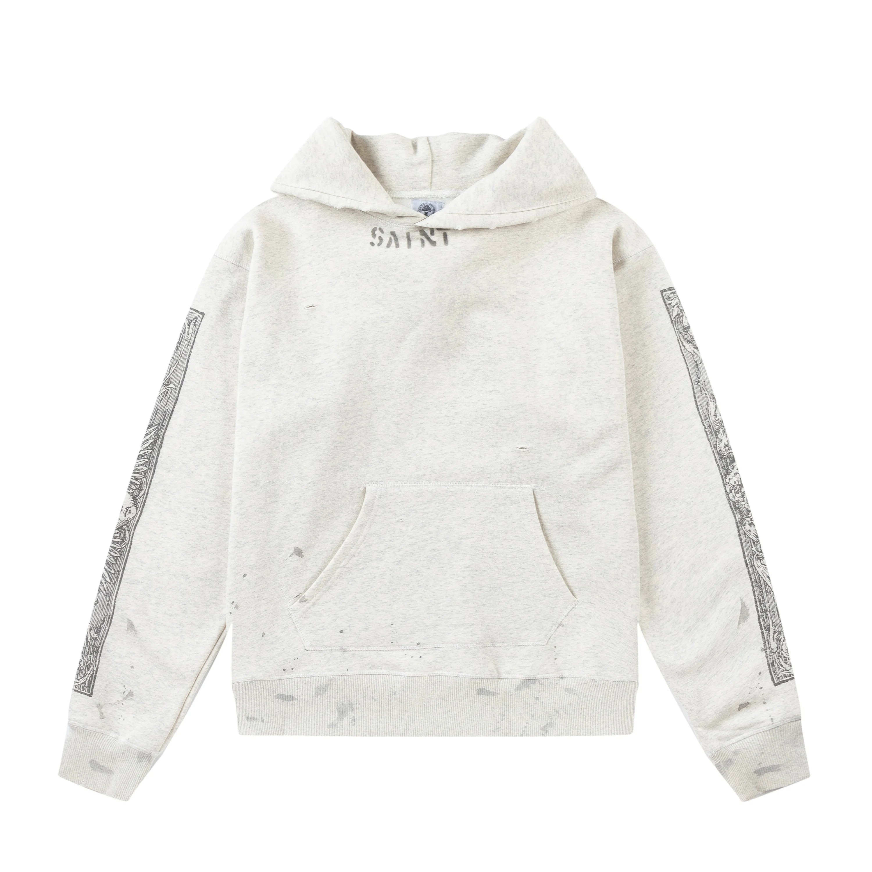 Mens Clothing Vintage high street loose casual all-in-one hoodie  ropa hombre