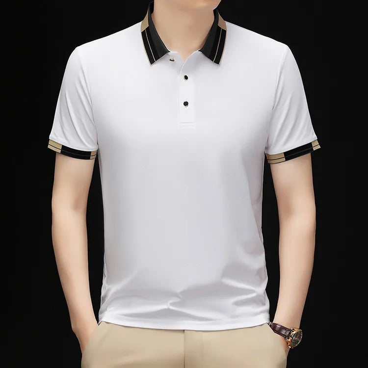 Men's Classic Polo Shirt 2025 Summer New Short Sleeve Polo Men's Top Hot Sale