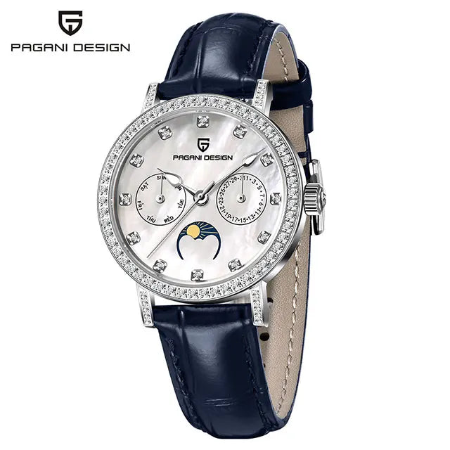 Women Watch PAGANI DESIGN Classic Luxury Leather Quartz Watches Sapphire Glass Sports Waterproof Wristwatch 33mm Watch for Women