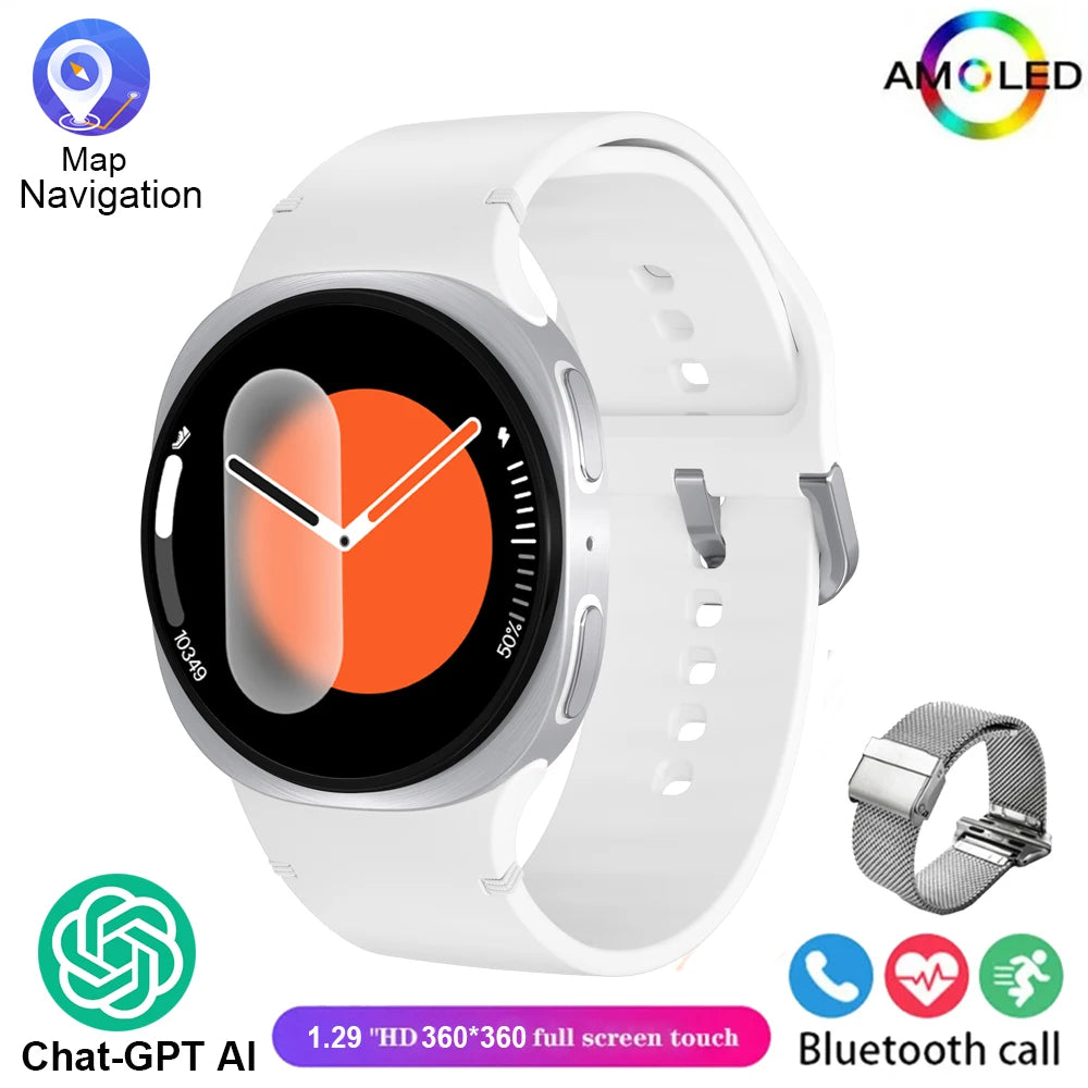2025 New Watches 8 Mini GPS Track Smart Watch For Men Women Health Sport AMOLED Heart Rate Bluetooth Call Waterproof Smartwatch