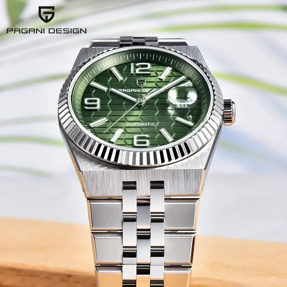2025 New PAGANI DESIGN 40MM Men Mechanical Watch Top Brand Sapphire Glass Automatic Watch 100M Waterproof Luminous Watch for Men