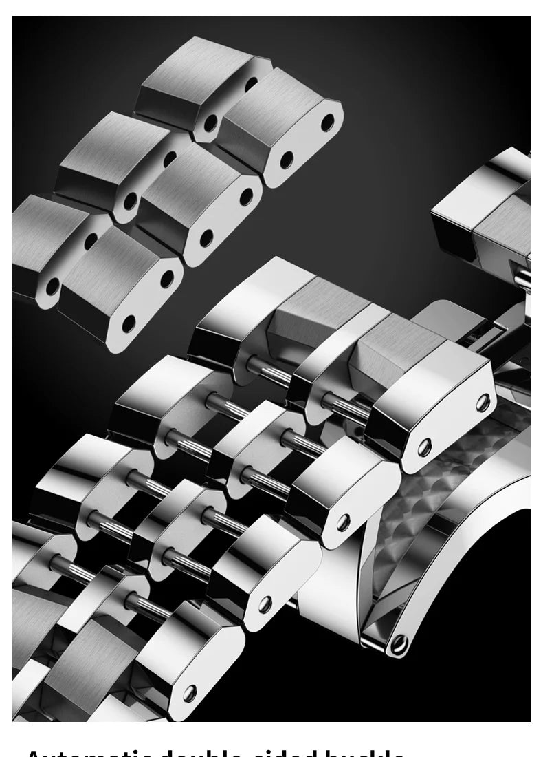 IDEAL KNIGHT Top Brand Luxruy Mens Watch Advanced Tourbillon Automatic Mechanical Watch Waterproof Luminous Dual Region Time