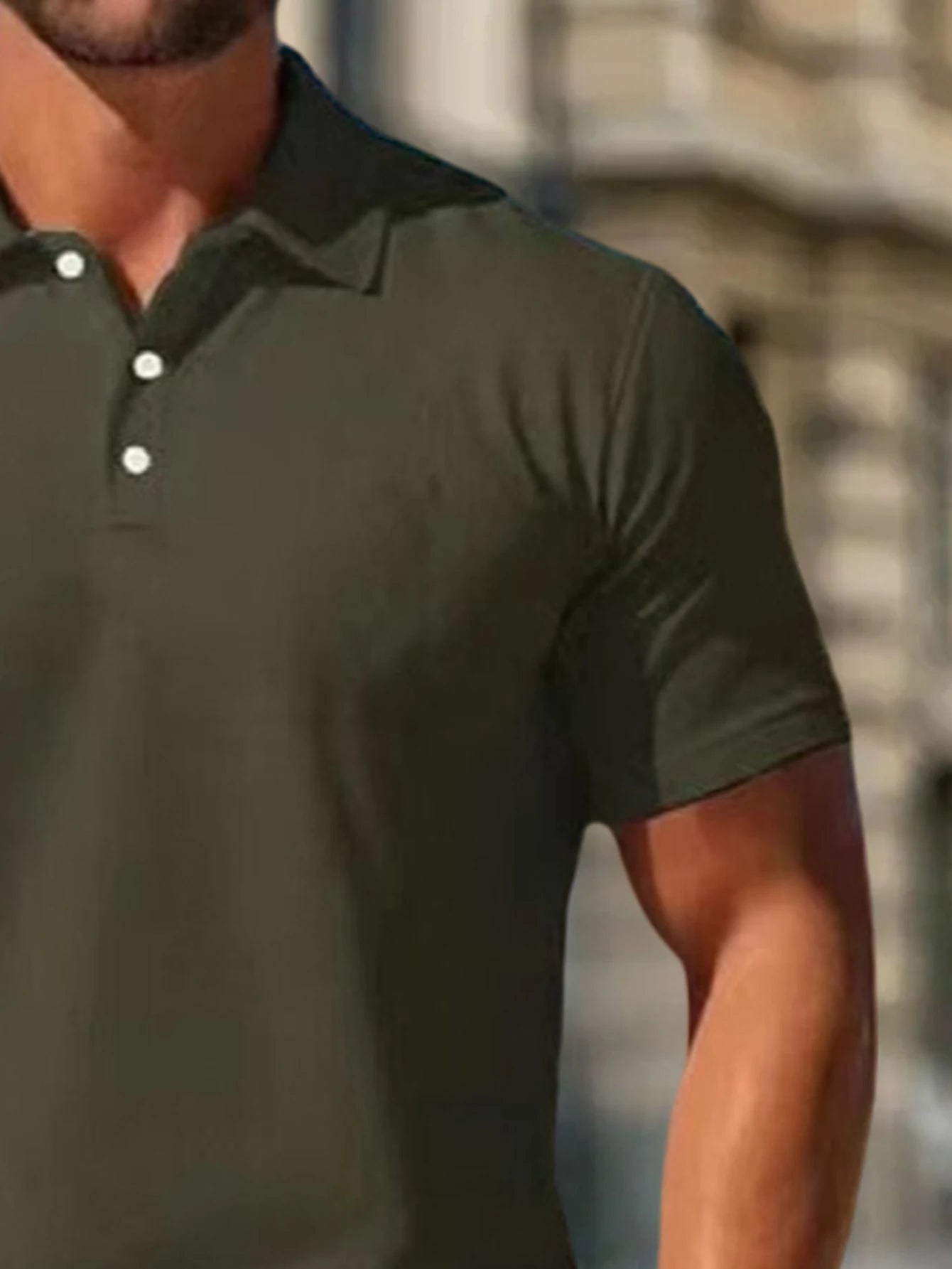 Men's Summer Polo Shirt Set with Collar Design Skin-friendly Cool Fabric Suitable for Your Whole Summer