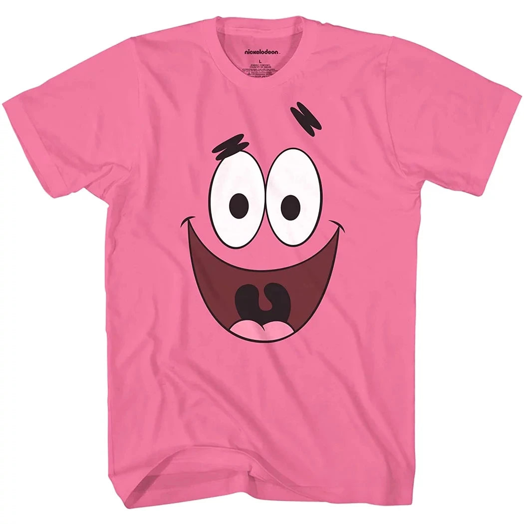 SpongeBob Series 2024 Summer Boys and Girls New 3D Printed Round Neck T-shirt Gifts for children