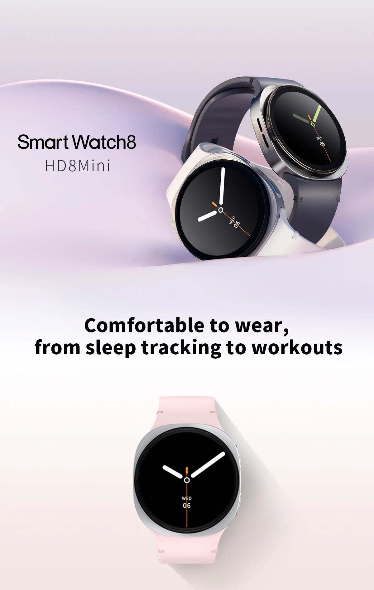 2025 New Watches 8 Mini GPS Track Smart Watch For Men Women Health Sport AMOLED Heart Rate Bluetooth Call Waterproof Smartwatch