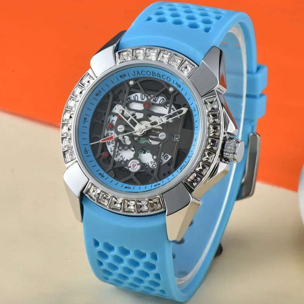 Very Super Jacob & Co Original Brand Watches For Mens Special Dial Multifunction WristWatch Business High Quality AAA Clocks