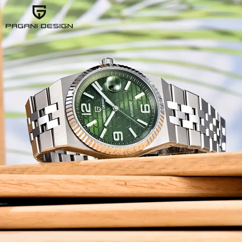 2025 New PAGANI DESIGN 40MM Men Mechanical Watch Top Brand Sapphire Glass Automatic Watch 100M Waterproof Luminous Watch for Men
