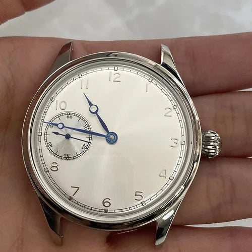 42mm Men's Simple Fashion Manual Mechanical Watches Tianjin ST3600 Movement Waterproof Stainless Steel Luxury Reloj Hombre Cool