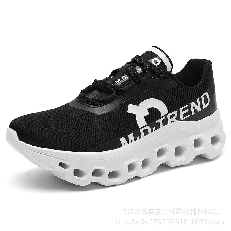 Trendy Soft Bottom Running Shoes Fashionable New Style Sports Casual Men's Shoes Anti-slip Wear-resistant Lightweight Outdoor Tr