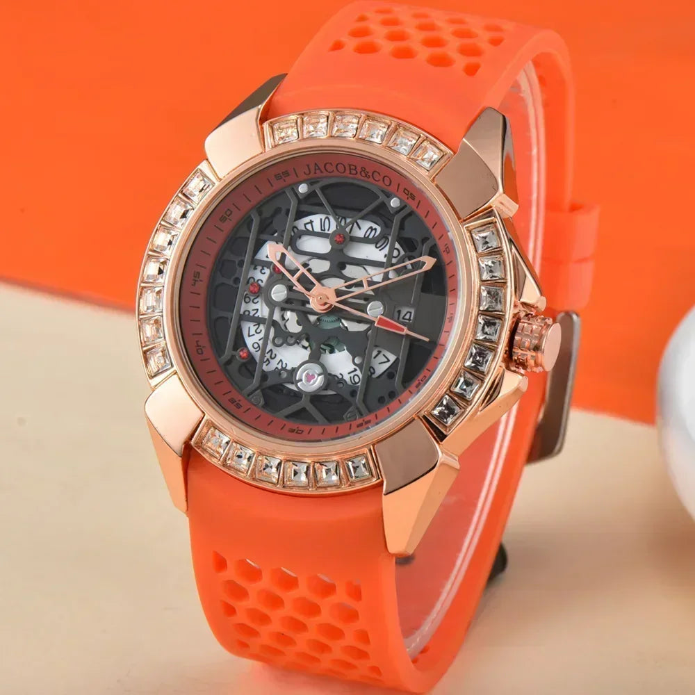 Very Super Jacob & Co Original Brand Watches For Mens Special Dial Multifunction WristWatch Business High Quality AAA Clocks
