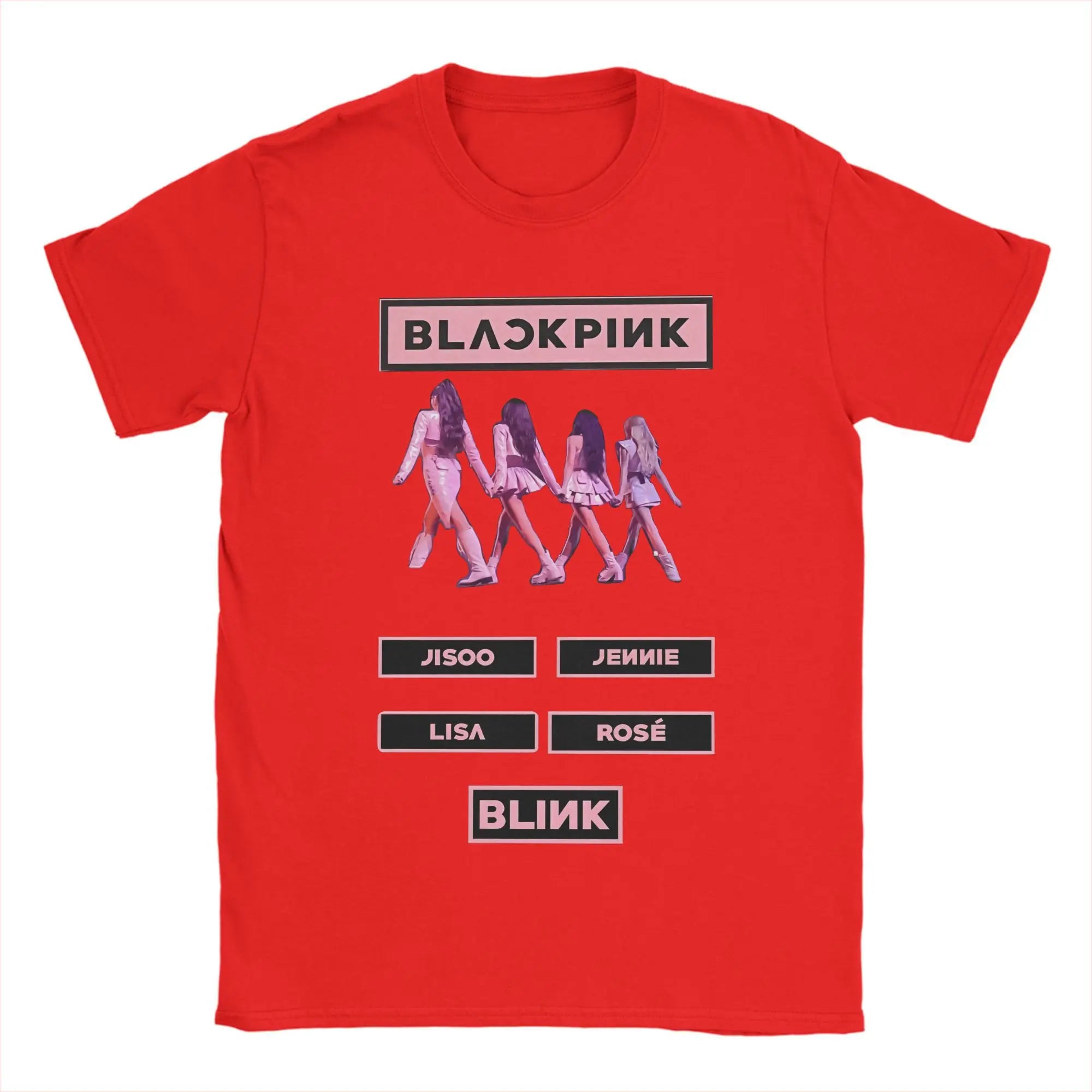 Men's T-Shirts Are You Born Pink Member World Tour Leisure Pure Cotton Tees Short Sleeve  T Shirt O Neck Clothes New Arrival