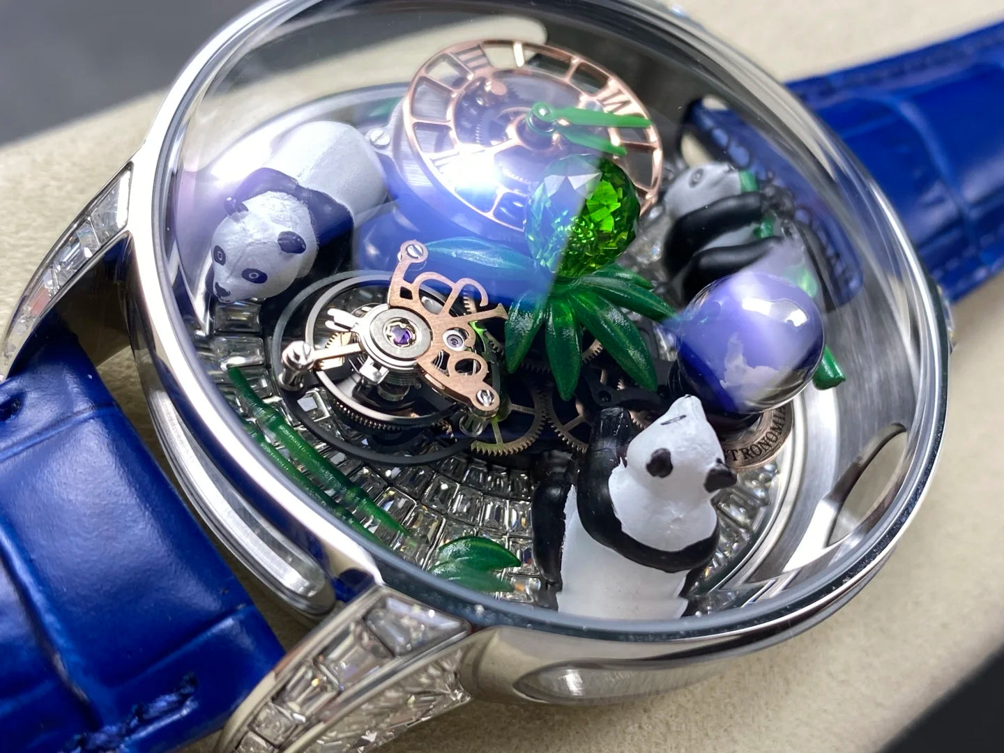 High quality jacob tourbillon mechanical movement watch
