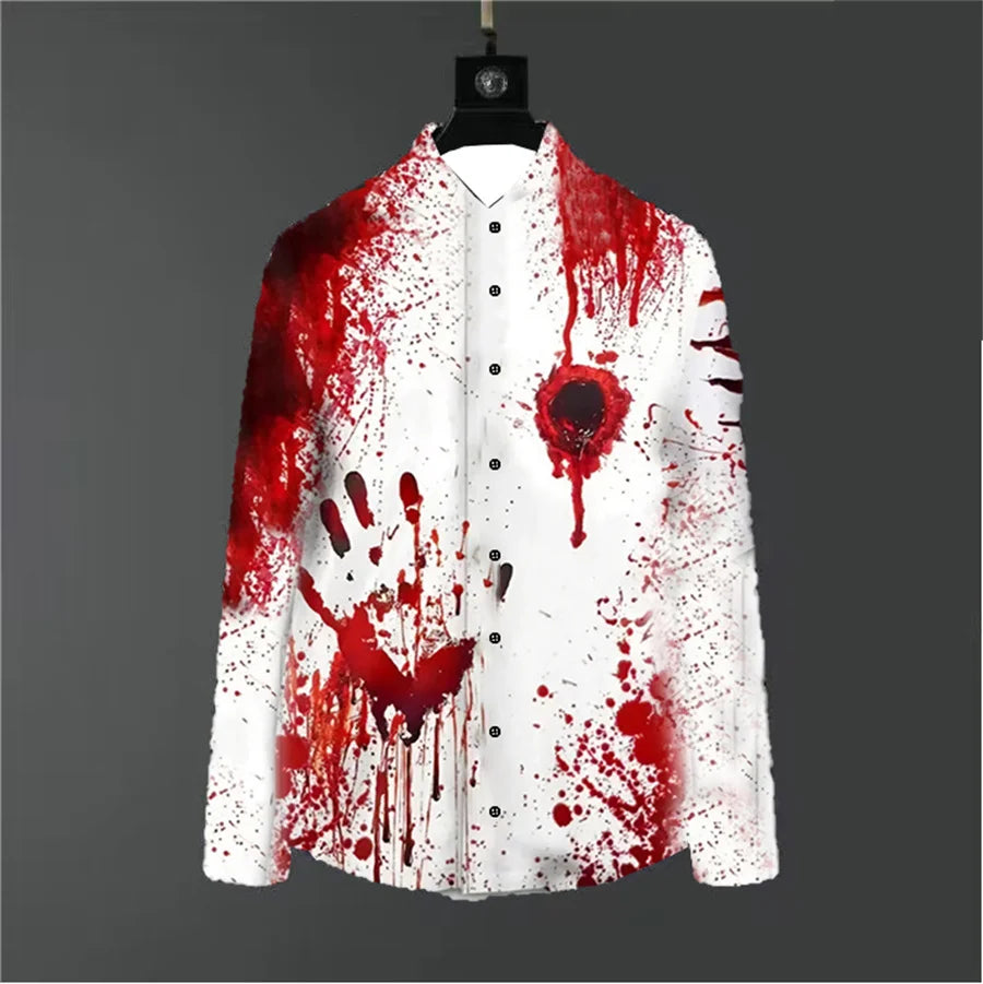 Men's shirt cool funny combination graffiti fashion casual party outdoor soft and comfortable fabric 2023 new spring and summer