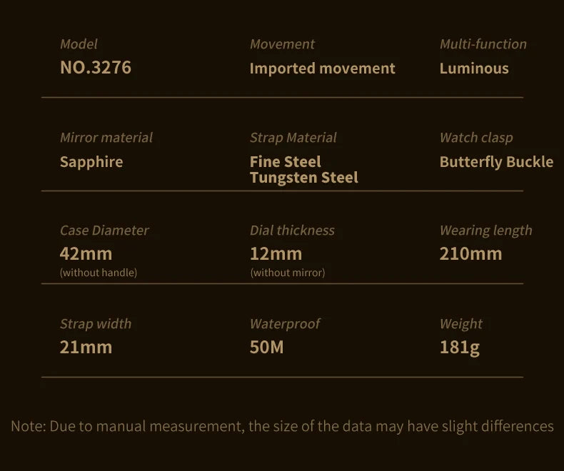  OUPINKE 3276 Mens Watch Original luxury Brand Automatic Mechanical Watch Dragon Dial Watch For Men Moon Phase Watch Mens Gift