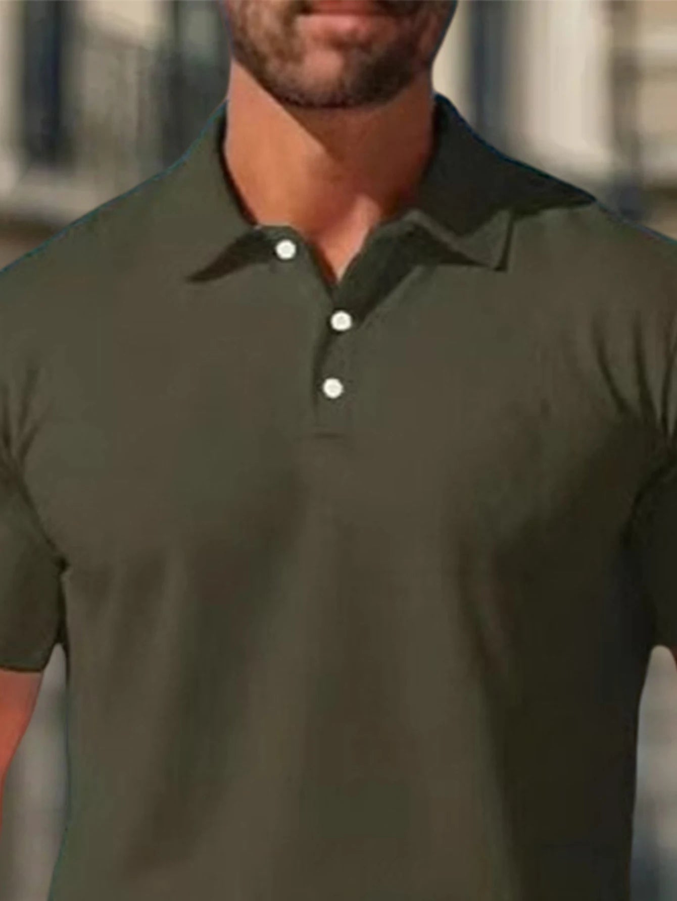 Men's Summer Polo Shirt Set with Collar Design Skin-friendly Cool Fabric Suitable for Your Whole Summer