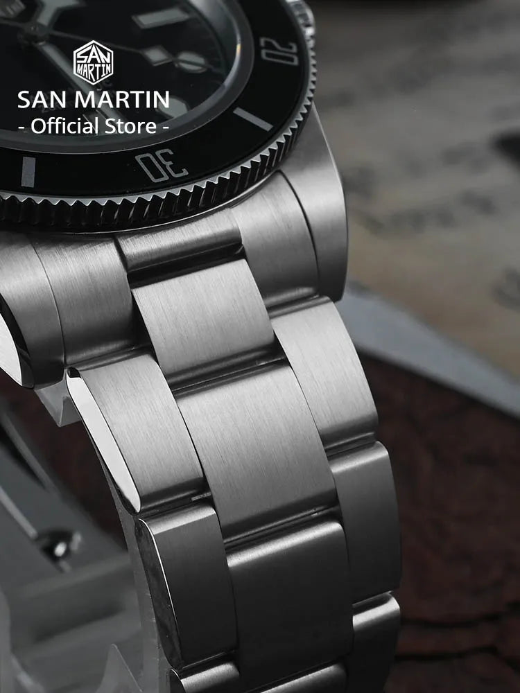 San Martin New 40mm BB58 Retro Luxury Diver Watch NH35 Automatic Mechanical Watches For Men Sapphire Luminous 20Bar Reloj SN0008