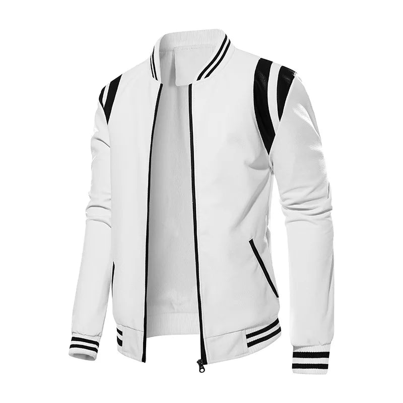 New Men's Leather Jackets Autumn And Winter Casual Motorcycle Slim PU Jacket Biker Leather High Quality Fashion Warm Overcoat