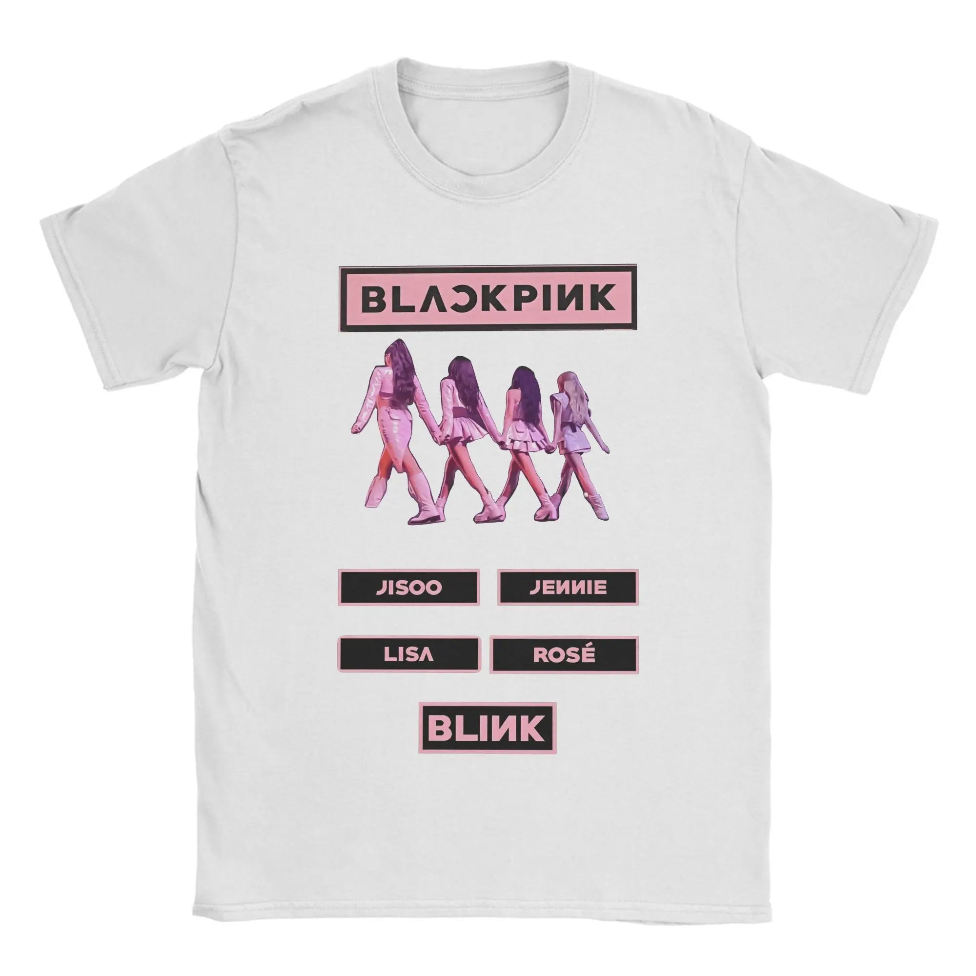 Men's T-Shirts Are You Born Pink Member World Tour Leisure Pure Cotton Tees Short Sleeve  T Shirt O Neck Clothes New Arrival
