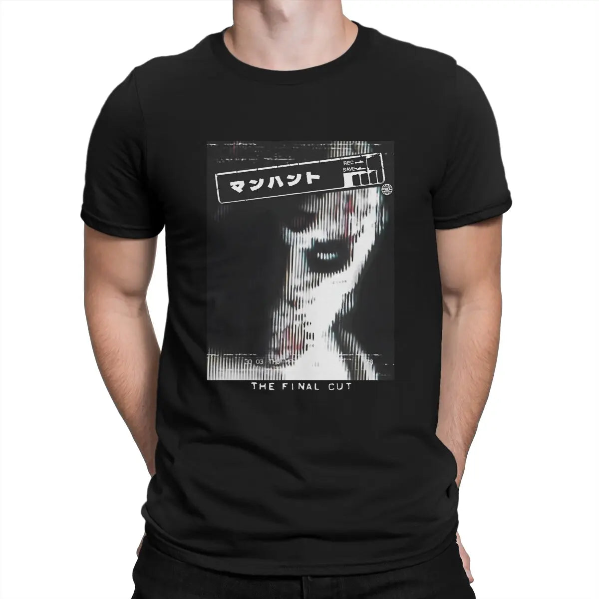 Manhunt Newest TShirt for Men Manhunt - The Final Cut Round Collar Basic T Shirt Hip Hop Gift Clothes Tops