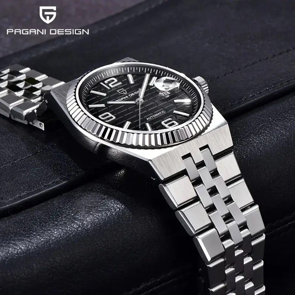 2025 New PAGANI DESIGN 40MM Men Mechanical Watch Top Brand Sapphire Glass Automatic Watch 100M Waterproof Luminous Watch for Men