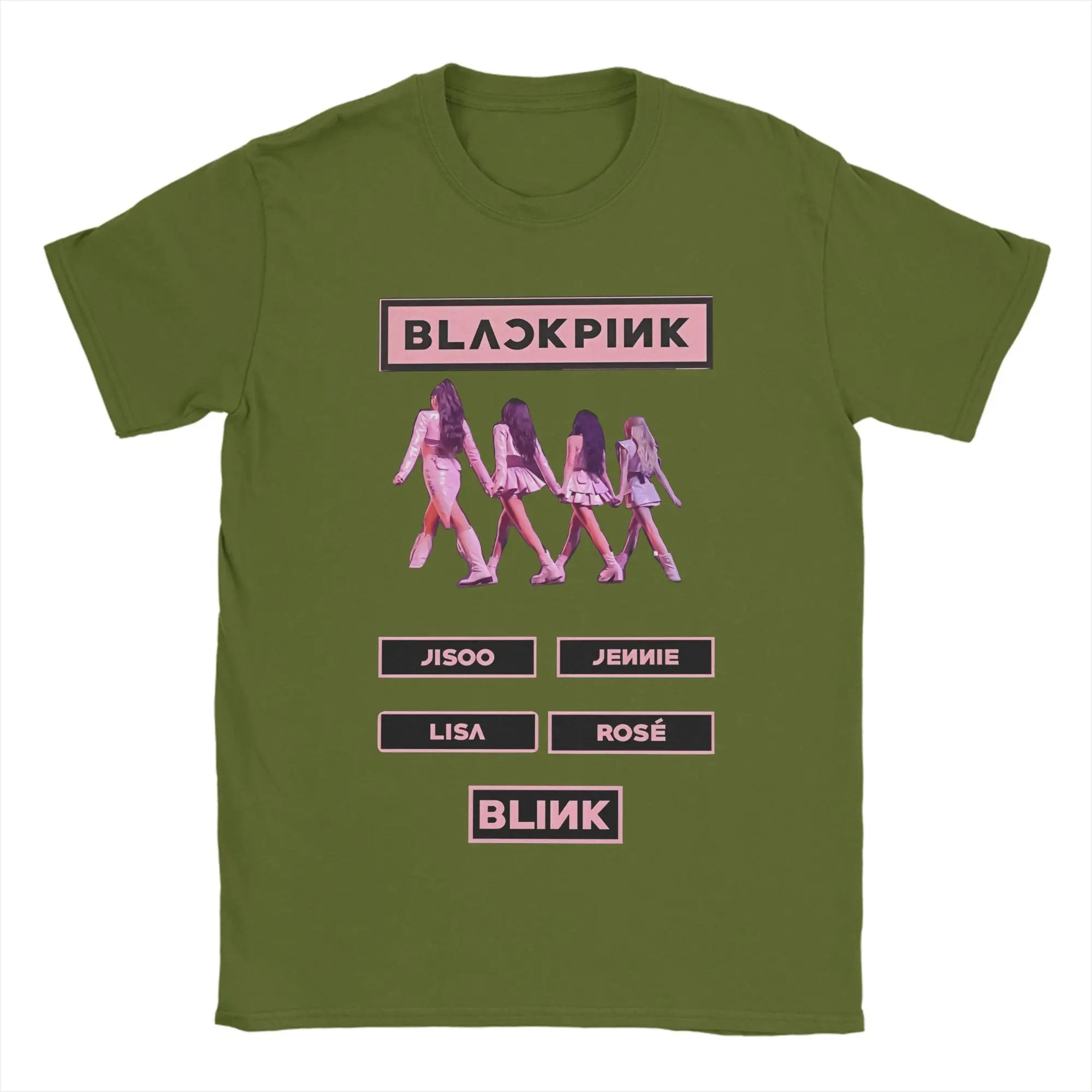 Men's T-Shirts Are You Born Pink Member World Tour Leisure Pure Cotton Tees Short Sleeve  T Shirt O Neck Clothes New Arrival