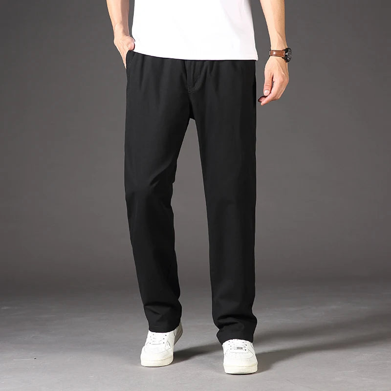 Plus Size Men's Cargo Pants Casual Loose Multi Pocket High Quality Cotton Pants Long Trousers Mens Jogger Pants 5XL 6XL