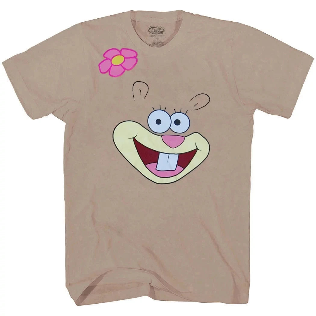 SpongeBob Series 2024 Summer Boys and Girls New 3D Printed Round Neck T-shirt Gifts for children