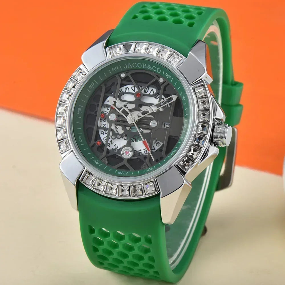 Very Super Jacob & Co Original Brand Watches For Mens Special Dial Multifunction WristWatch Business High Quality AAA Clocks