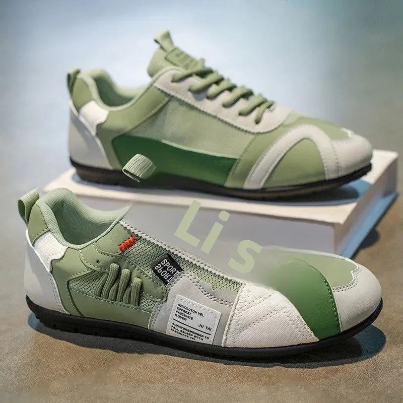 Men's Summer Breathable Fashion Sports Casual Shoes Soft Bottom Lightweight Color Block Deoxynucleotide Sneakers