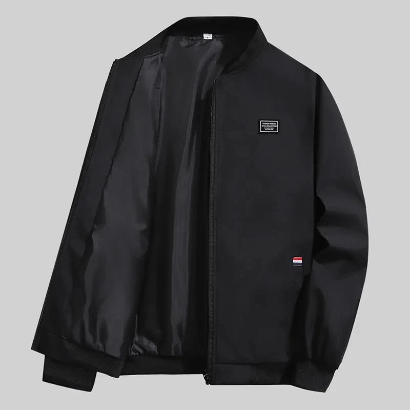Men's Lightweight Spring Fall Windbreaker Jacket Coat Men's Windproof Outdoor Casual Stylish Zipper Pocket Jacket