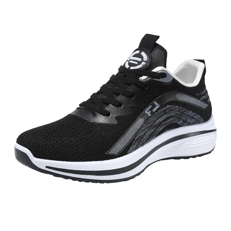Men's Running Shoes Lightweight Breathable Casual Sports Low-Top Lace-Up Mesh Fashionable Spring Autumn Men's Footwear