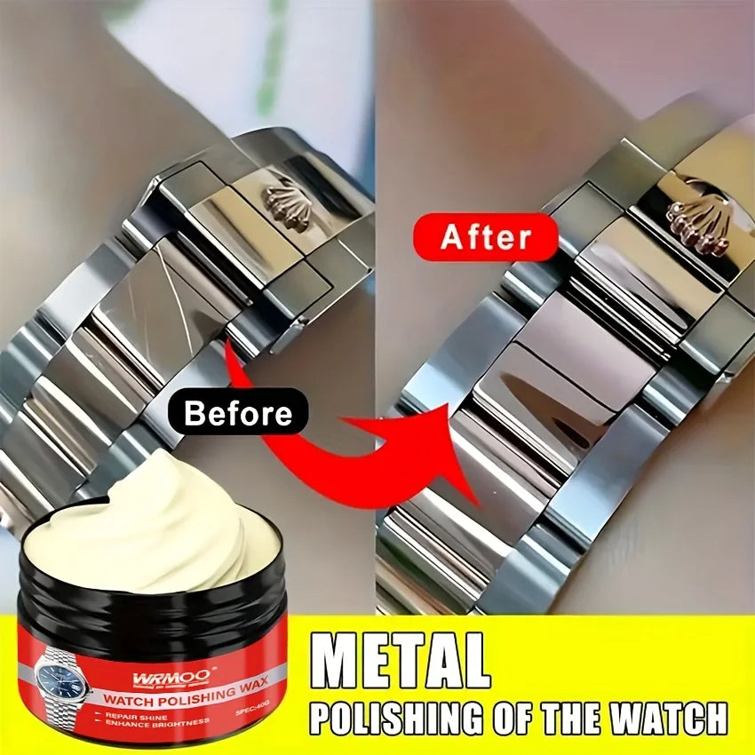 Instant Watch Polishing Paste - Metal Frame Renewal Cream, Strap and Screen Scratch Repair, Metal Jewelry Repair