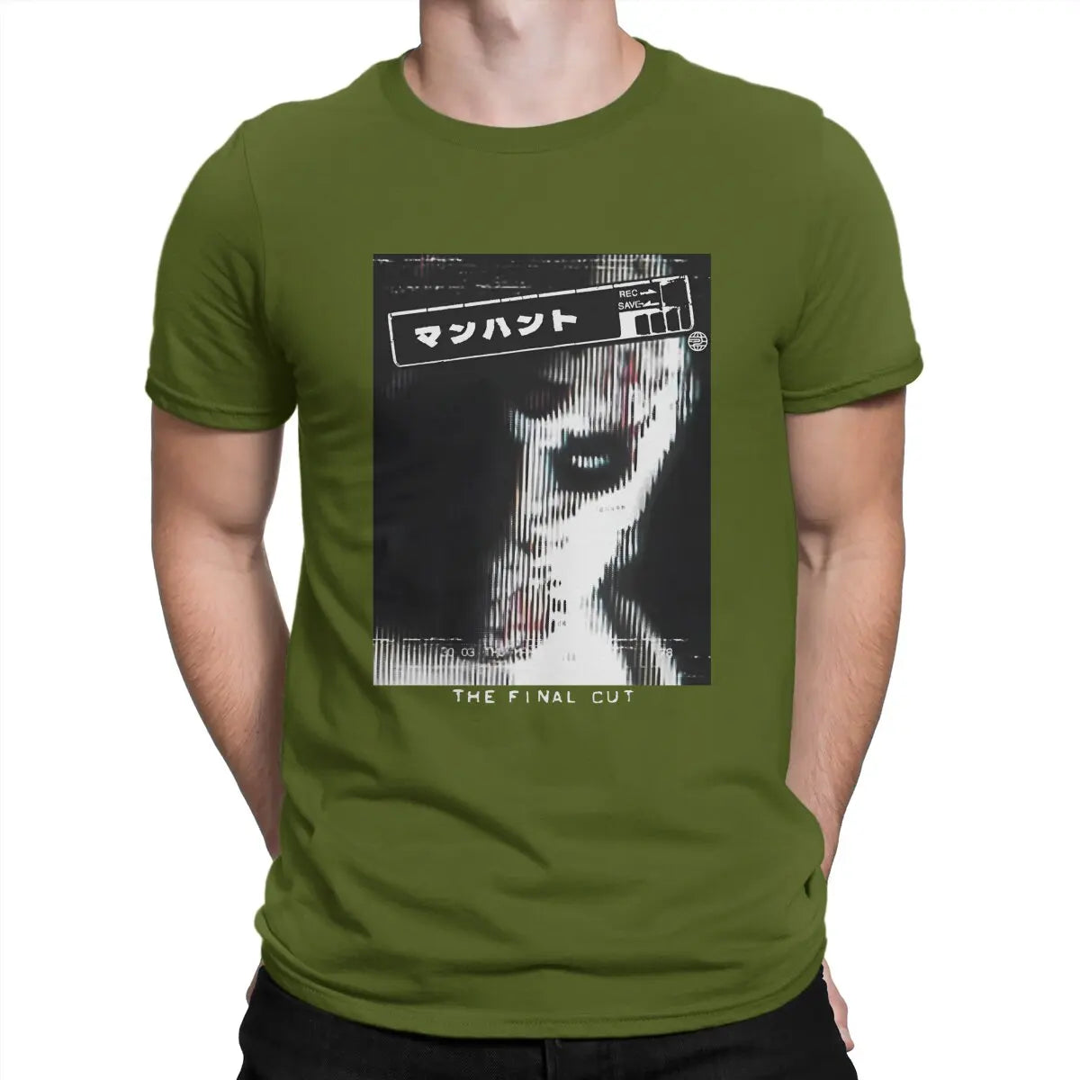 Manhunt Newest TShirt for Men Manhunt - The Final Cut Round Collar Basic T Shirt Hip Hop Gift Clothes Tops