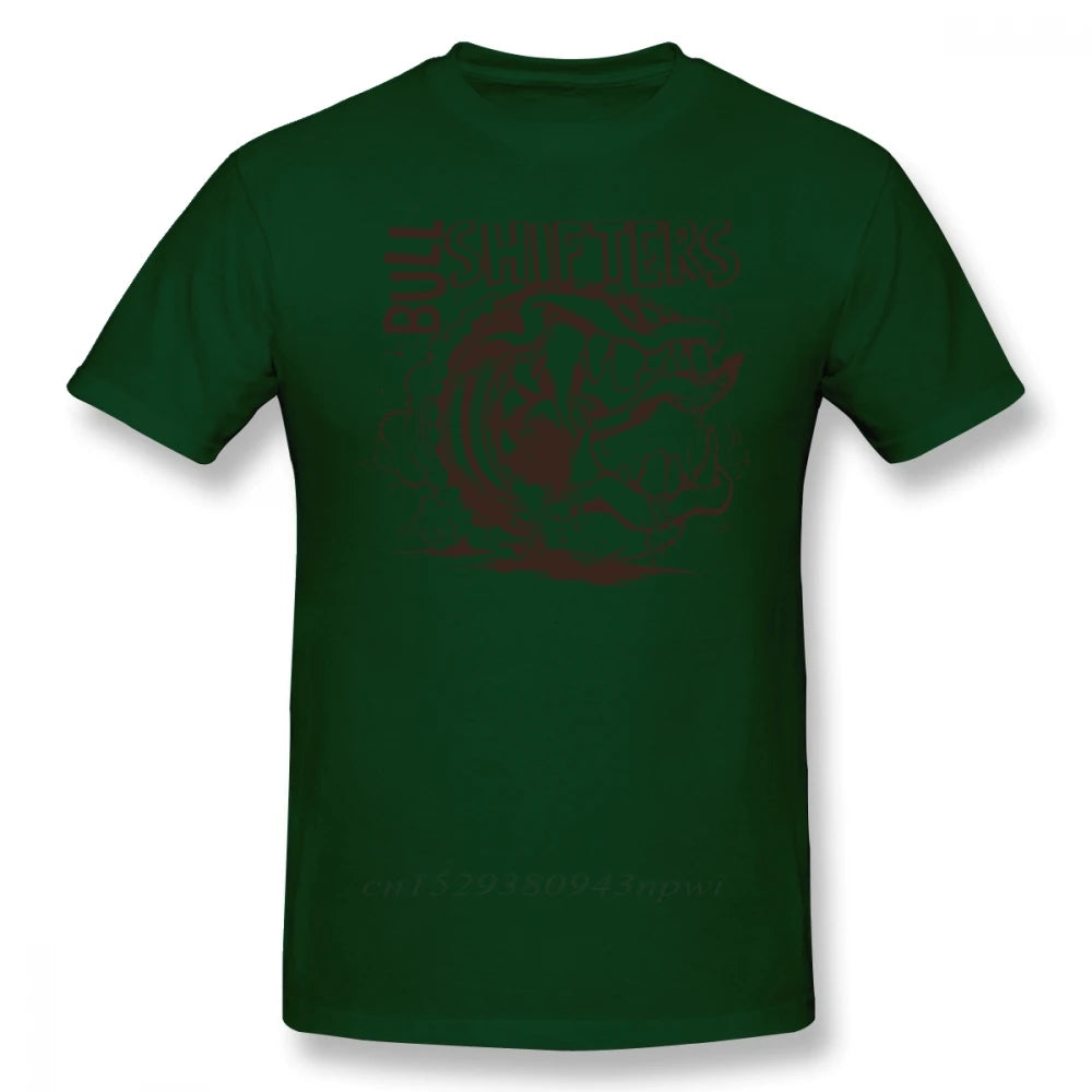 Left 4 Dead T Shirt Bull Shifters T-Shirt Print Short Sleeve Tee Shirt Oversized Cute Casual 100% Cotton Man Tshirt