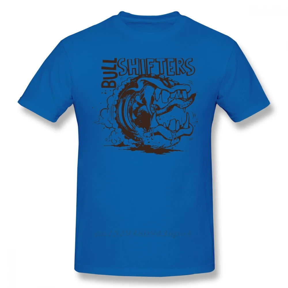 Left 4 Dead T Shirt Bull Shifters T-Shirt Print Short Sleeve Tee Shirt Oversized Cute Casual 100% Cotton Man Tshirt