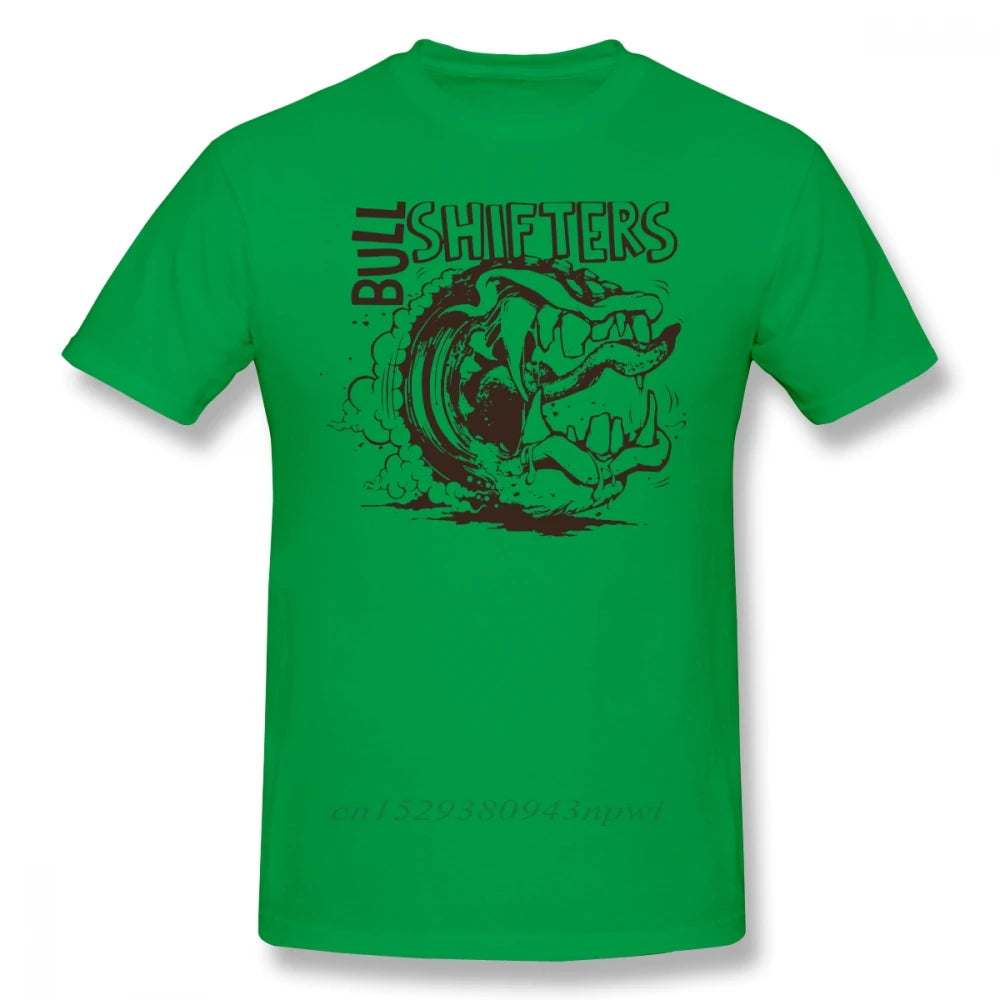 Left 4 Dead T Shirt Bull Shifters T-Shirt Print Short Sleeve Tee Shirt Oversized Cute Casual 100% Cotton Man Tshirt