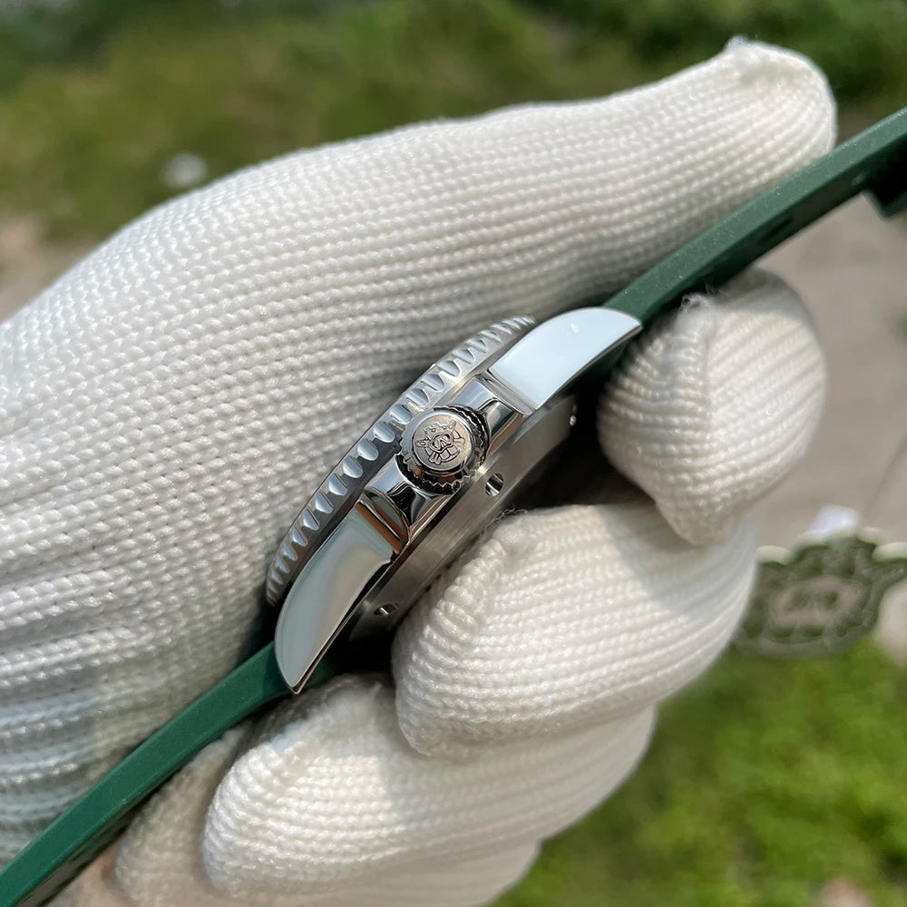 SD1953 Gray Dial Stainless Steel NH35 Watch Steeldive 40.5mm STEELDIVE Brand Sapphire Glass Men Diver Watches reloj hombre