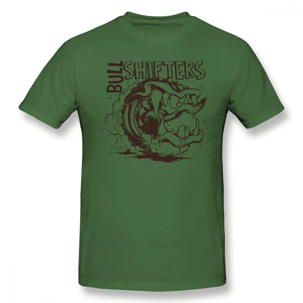 Left 4 Dead T Shirt Bull Shifters T-Shirt Print Short Sleeve Tee Shirt Oversized Cute Casual 100% Cotton Man Tshirt