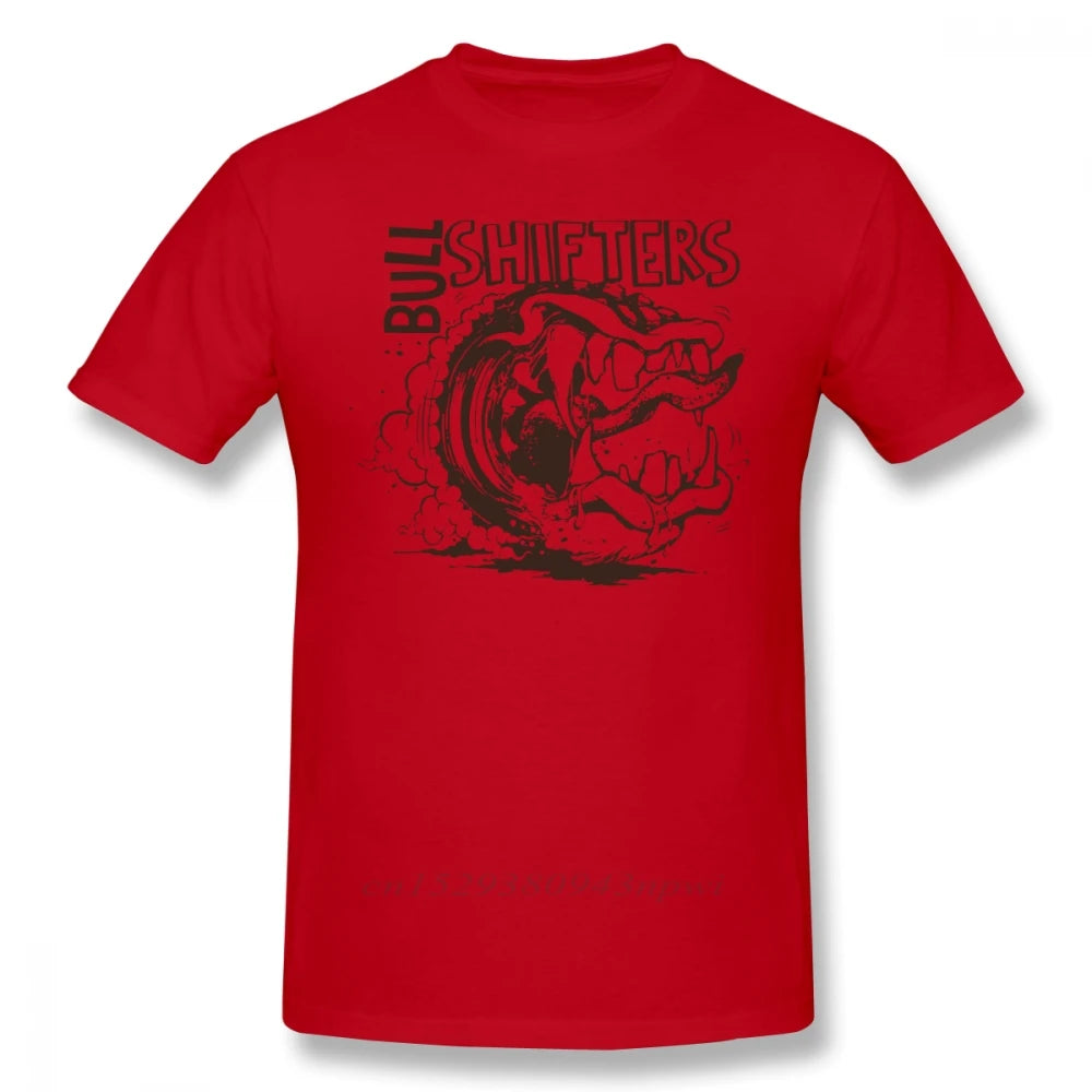 Left 4 Dead T Shirt Bull Shifters T-Shirt Print Short Sleeve Tee Shirt Oversized Cute Casual 100% Cotton Man Tshirt