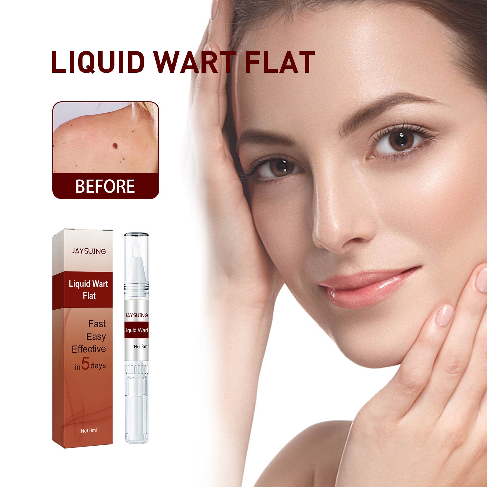 Gram Wart Liquid Pen Mole Removal Care