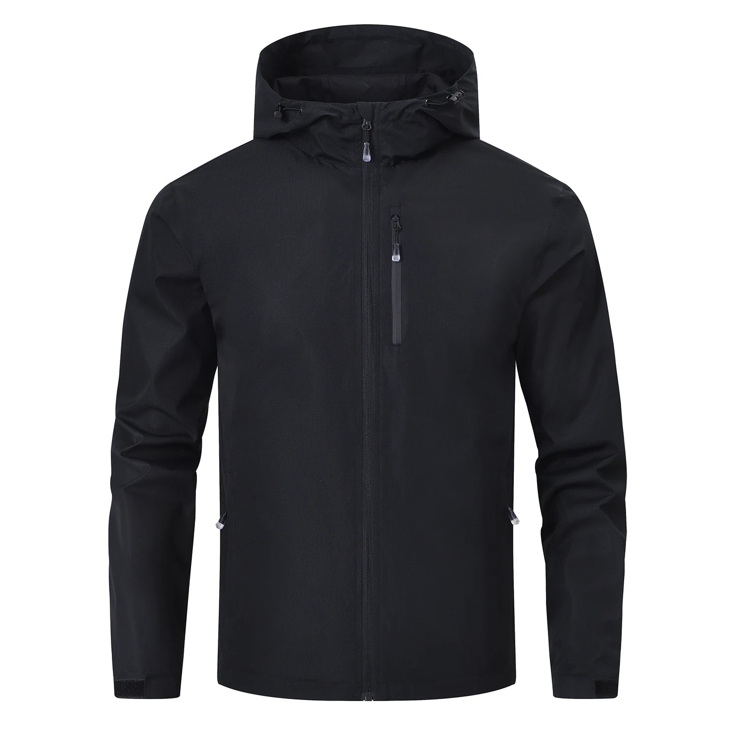 Summer Men's Raincoat, Waterproof Lightweight Breathable Jacket for Camping Hiking Cycling Fishing with Inner Pocket
