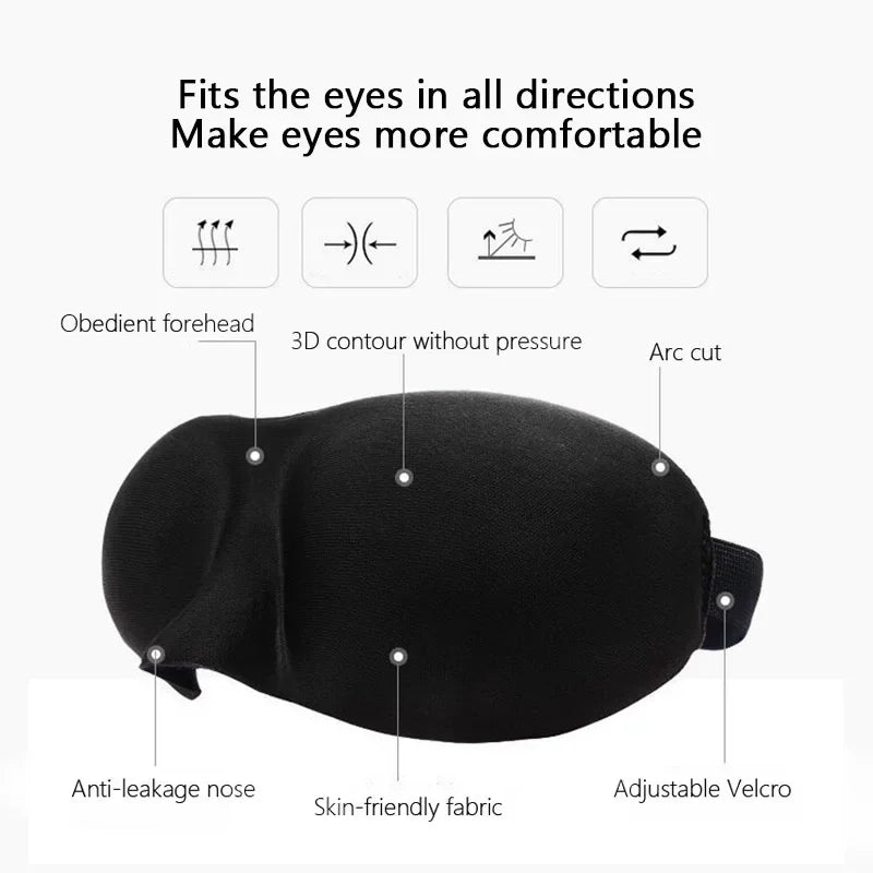 Comfortable Lightweight Eye Cover Soft 3D