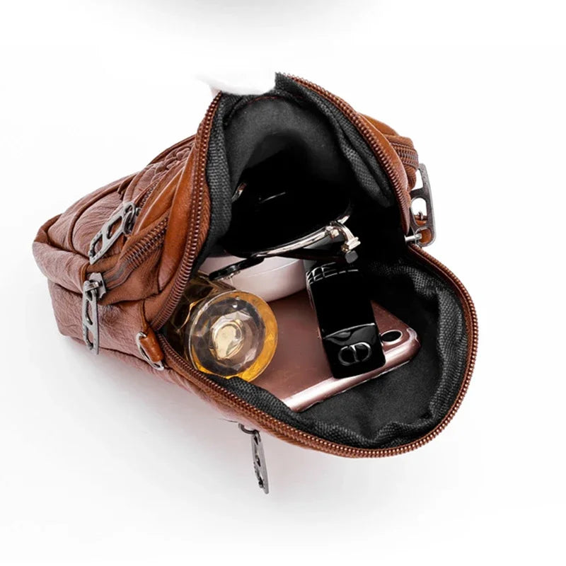 Leather Small Shoulder Bag For Women