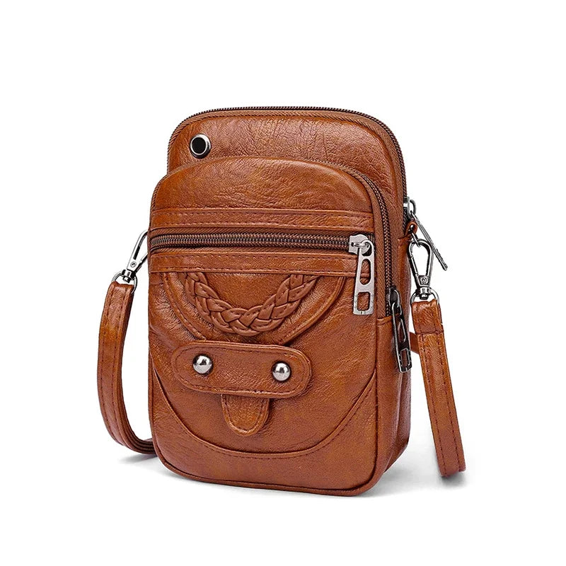 Leather Small Shoulder Bag For Women