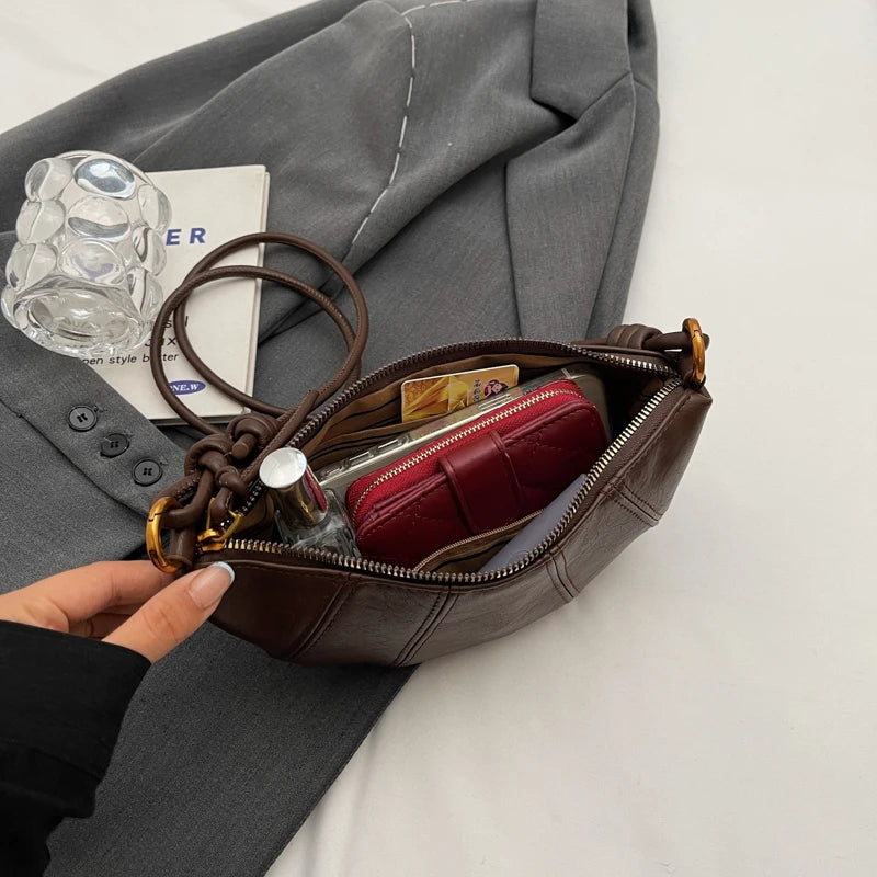 Leather Shoulder Bag Women