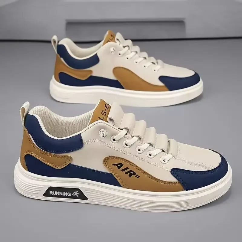 new luxury handsome men's shoes leather