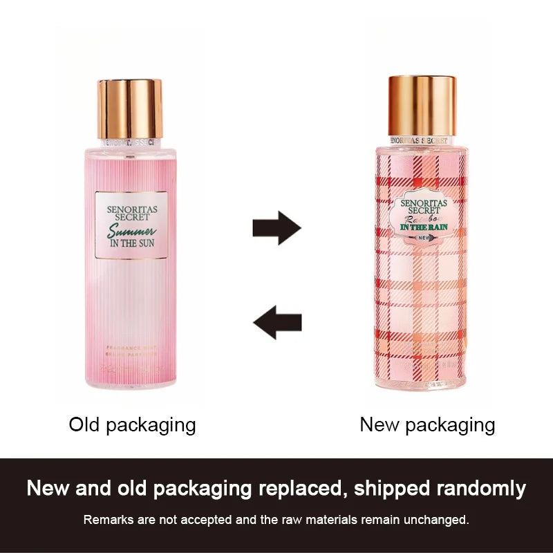 Body Spray Flower Fruit Lasting Perfume 250ml